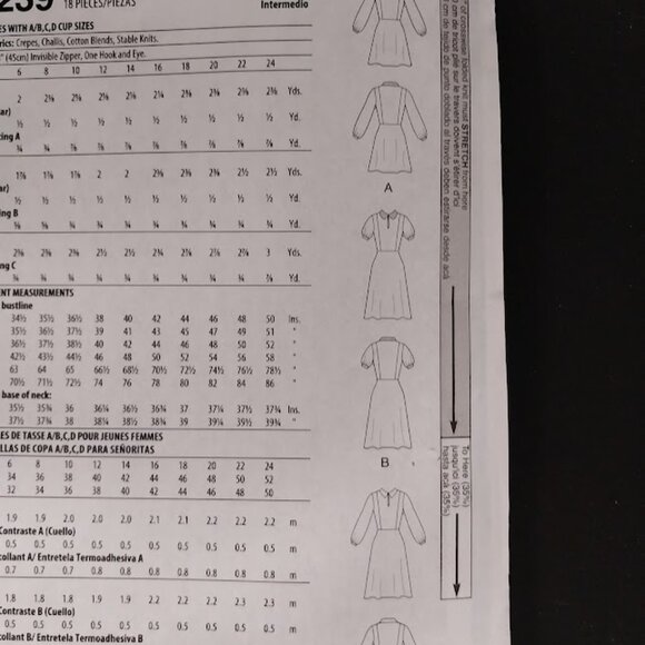 McCalls Pattern Dress - Picture 4 of 4